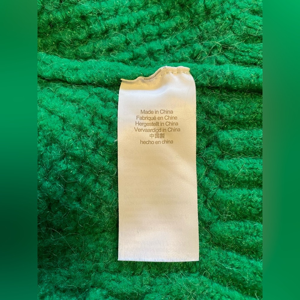 J. Crew oversized V neck cable knit cardigan women’s plus size 2X - Picture 3 of 7